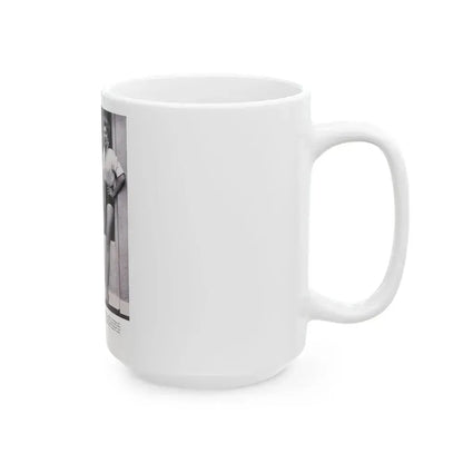 Barbara Nichols #369 (Vintage Female Icon) White Coffee Mug - Go Mug Yourself
