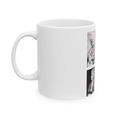 Barbara Nichols #369 (Vintage Female Icon) White Coffee Mug - Go Mug Yourself