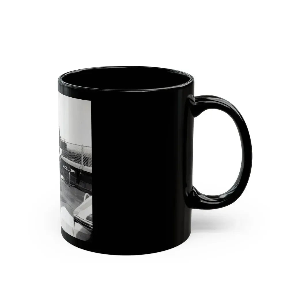Barbara Nichols #372 (Vintage Female Icon) Black Coffee Mug - Go Mug Yourself