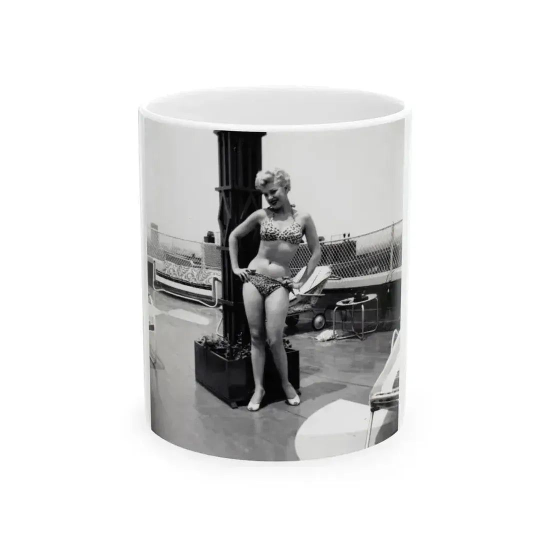 Barbara Nichols #372 (Vintage Female Icon) White Coffee Mug 11oz - Go Mug Yourself
