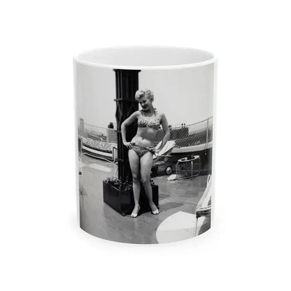 Barbara Nichols #372 (Vintage Female Icon) White Coffee Mug 11oz - Go Mug Yourself