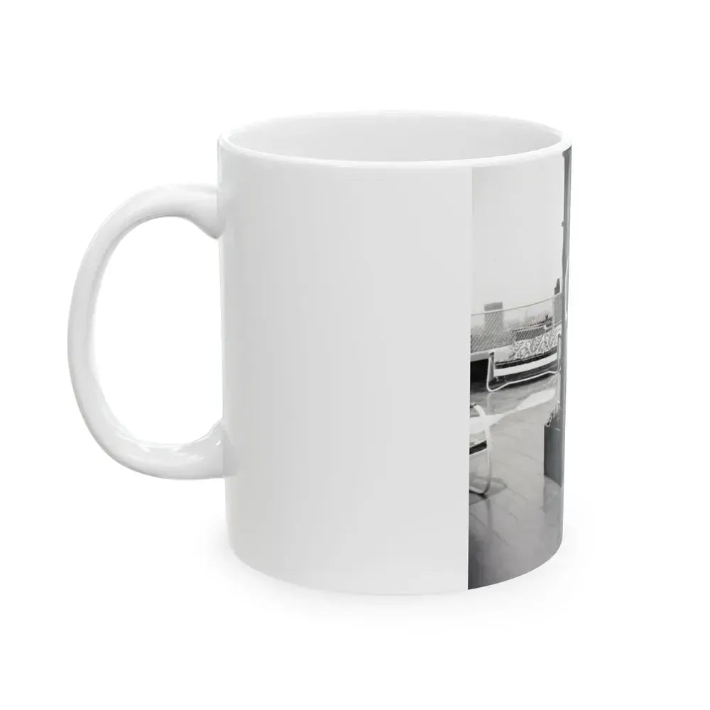 Barbara Nichols #372 (Vintage Female Icon) White Coffee Mug - Go Mug Yourself