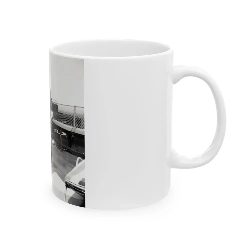 Barbara Nichols #372 (Vintage Female Icon) White Coffee Mug - Go Mug Yourself