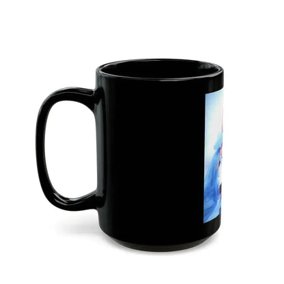 Barbara Nichols #376 (Vintage Female Icon) Black Coffee Mug - Go Mug Yourself