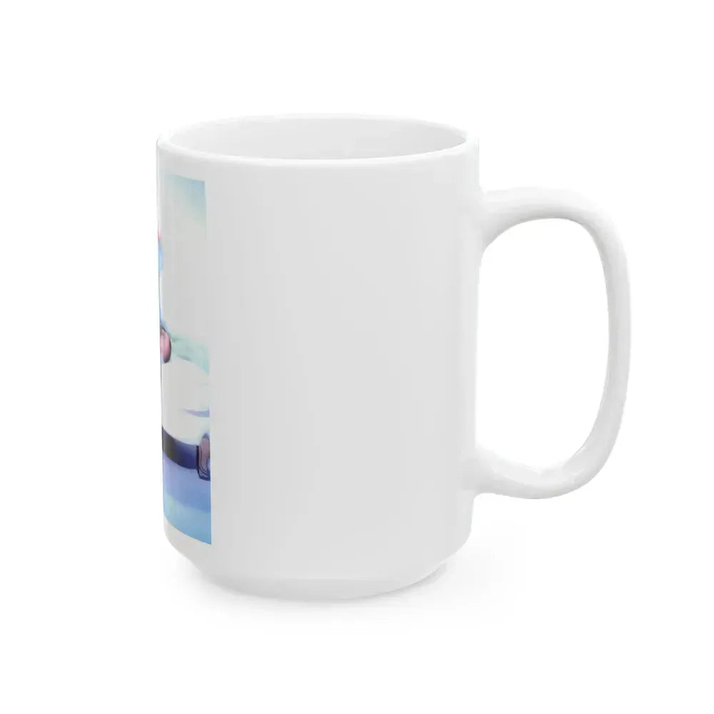 Barbara Nichols #376 (Vintage Female Icon) White Coffee Mug - Go Mug Yourself
