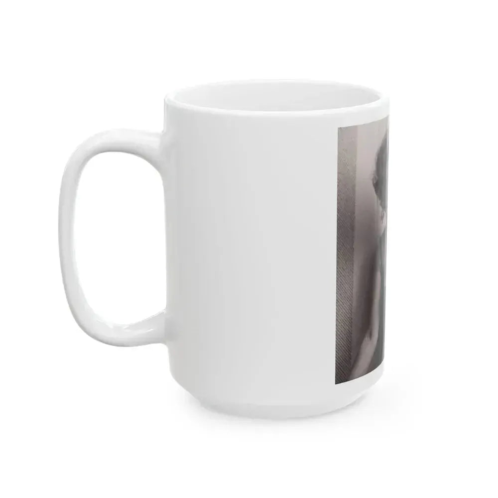 Barbara Nichols #380 (Vintage Female Icon) White Coffee Mug - Go Mug Yourself