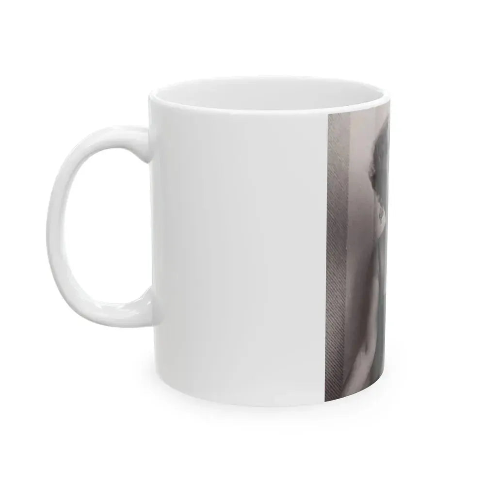Barbara Nichols #380 (Vintage Female Icon) White Coffee Mug - Go Mug Yourself