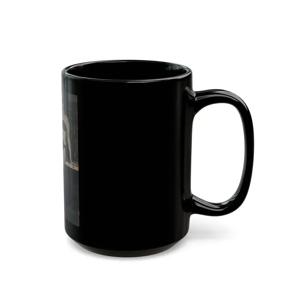 Barbara Nichols #389 - Page 1 of 2 with 1 B&W Photo from Famous Models Mag. May-June '51 (Vintage Female Icon) Black Coffee Mug - Go Mug Yourself