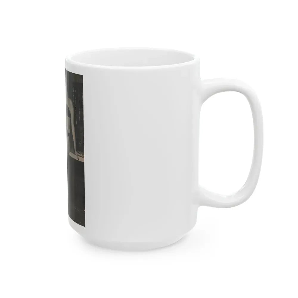 Barbara Nichols #389 - Page 1 of 2 with 1 B&W Photo from Famous Models Mag. May-June '51 (Vintage Female Icon) White Coffee Mug - Go Mug Yourself