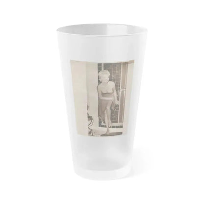 Barbara Nichols #397 (Vintage Female Icon) Frosted Pint Glass 16oz 16oz Frosted - Go Mug Yourself