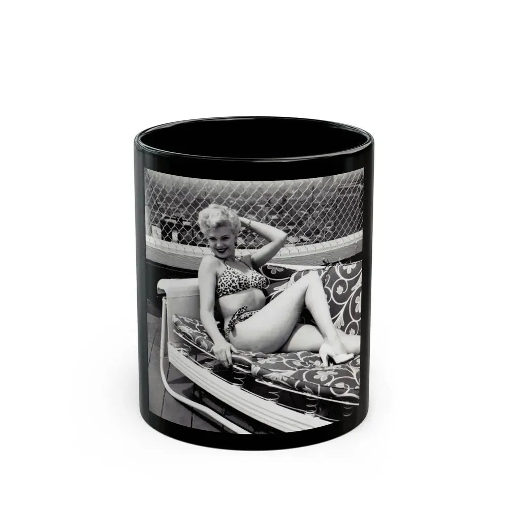 Barbara Nichols #400 (Vintage Female Icon) Black Coffee Mug 11oz - Go Mug Yourself