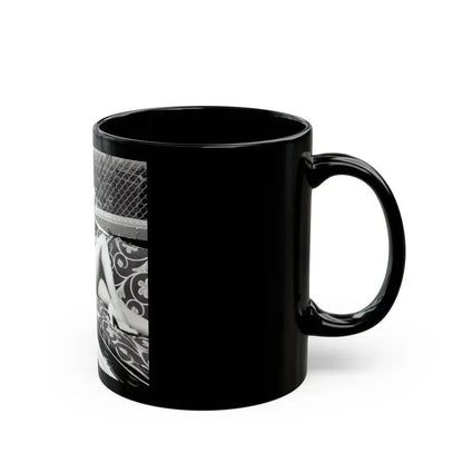 Barbara Nichols #400 (Vintage Female Icon) Black Coffee Mug - Go Mug Yourself