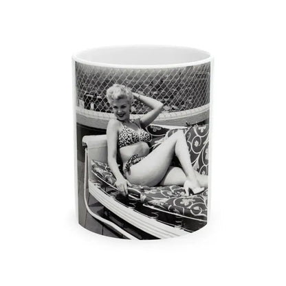 Barbara Nichols #400 (Vintage Female Icon) White Coffee Mug 11oz - Go Mug Yourself