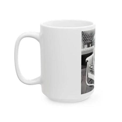 Barbara Nichols #400 (Vintage Female Icon) White Coffee Mug - Go Mug Yourself