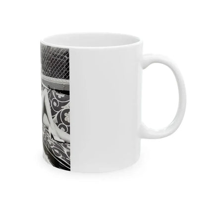Barbara Nichols #400 (Vintage Female Icon) White Coffee Mug - Go Mug Yourself