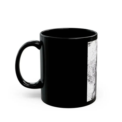 Barbara Nichols #402 (Vintage Female Icon) Black Coffee Mug - Go Mug Yourself