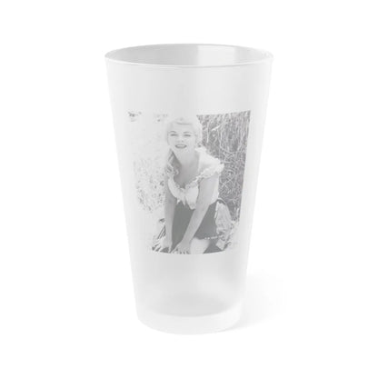 Barbara Nichols #402 (Vintage Female Icon) Frosted Pint Glass 16oz-16oz-Frosted-Go Mug Yourself