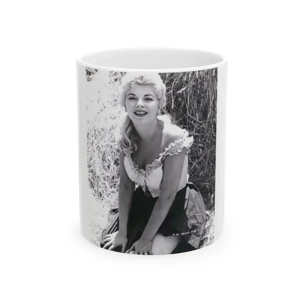 Barbara Nichols #402 (Vintage Female Icon) White Coffee Mug 11oz - Go Mug Yourself