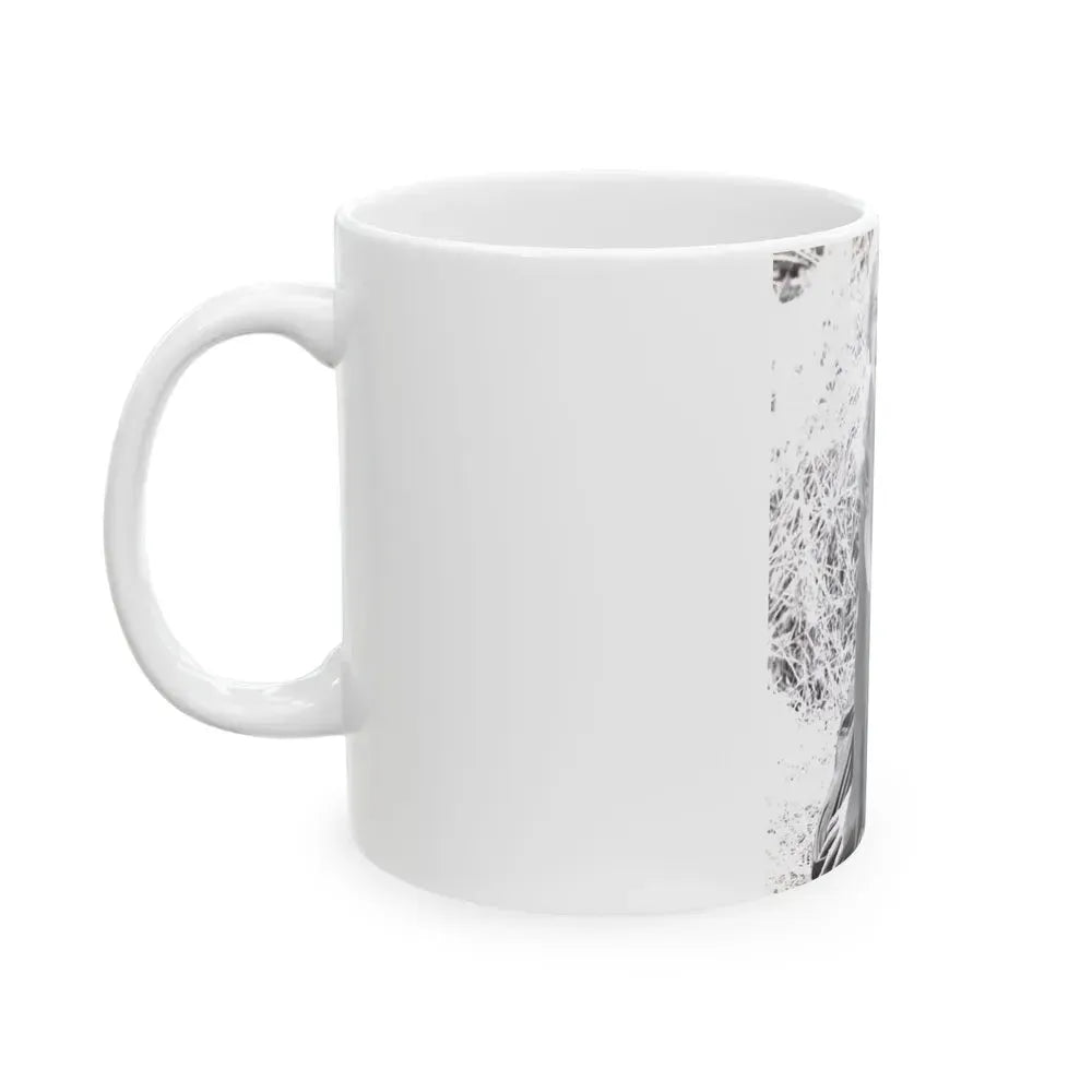 Barbara Nichols #402 (Vintage Female Icon) White Coffee Mug - Go Mug Yourself