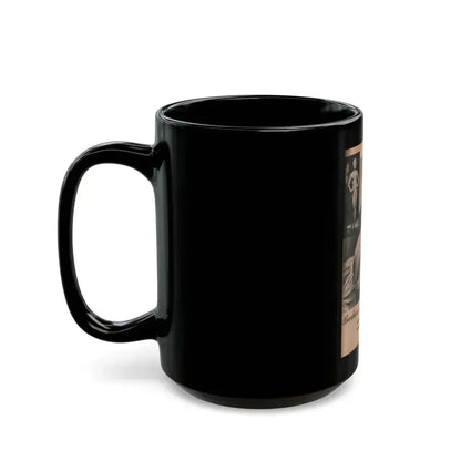 Barbara Nichols #419 - Page 1 of 1 with, 2 B&W Photos from BRIEF Digest Mag. Feb. '54 (Vintage Female Icon) Black Coffee Mug - Go Mug Yourself