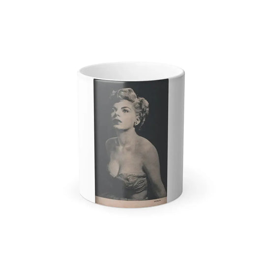 Barbara Nichols #421 - Page 2 of 6 with, 1 B&W Photo from PHOTO Digest Mag. Nov. '53 (Vintage Female Icon) Color Changing Mug 11oz 11oz - Go Mug Yourself