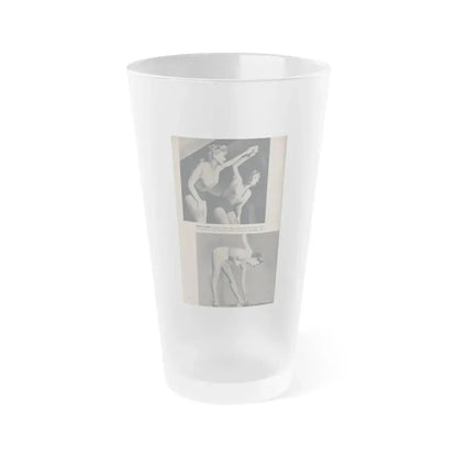 Barbara Nichols #422 - Page 3 of 6 with, 2 B&W Photos & Caption from PHOTO Digest Mag. Nov. '53 (Vintage Female Icon) Frosted Pint Glass 16oz 16oz Frosted - Go Mug Yourself