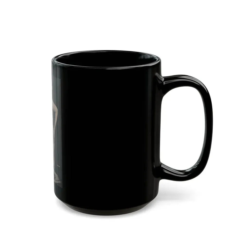 Barbara Nichols #423 - Page 4 of 6 with, 1 B&W Photo from PHOTO Digest Mag. Nov. '53 (Vintage Female Icon) Black Coffee Mug - Go Mug Yourself