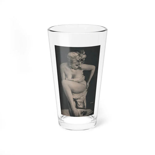 Barbara Nichols #423 - Page 4 of 6 with, 1 B&W Photo from PHOTO Digest Mag. Nov. '53 (Vintage Female Icon) Pint Glass 16oz 16oz - Go Mug Yourself