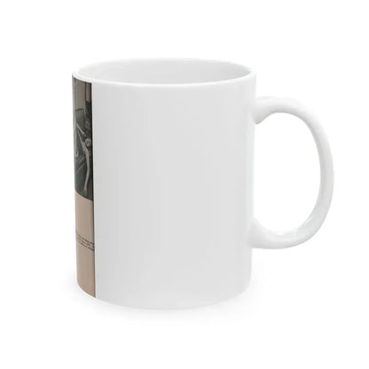 Barbara Nichols #424 - Page 5 of 6 with, 2 B&W Photos & Caption from PHOTO Digest Mag. Nov. '53 (Vintage Female Icon) White Coffee Mug - Go Mug Yourself