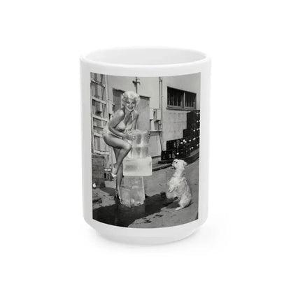Barbara Nichols #441 (Vintage Female Icon) White Coffee Mug 15oz - Go Mug Yourself
