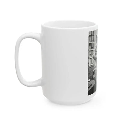 Barbara Nichols #441 (Vintage Female Icon) White Coffee Mug - Go Mug Yourself