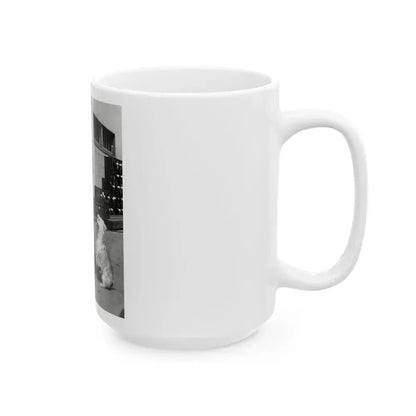 Barbara Nichols #441 (Vintage Female Icon) White Coffee Mug - Go Mug Yourself