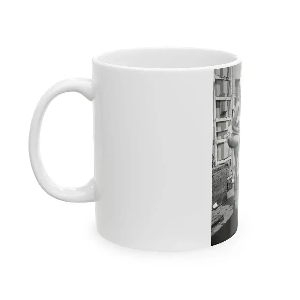 Barbara Nichols #441 (Vintage Female Icon) White Coffee Mug - Go Mug Yourself