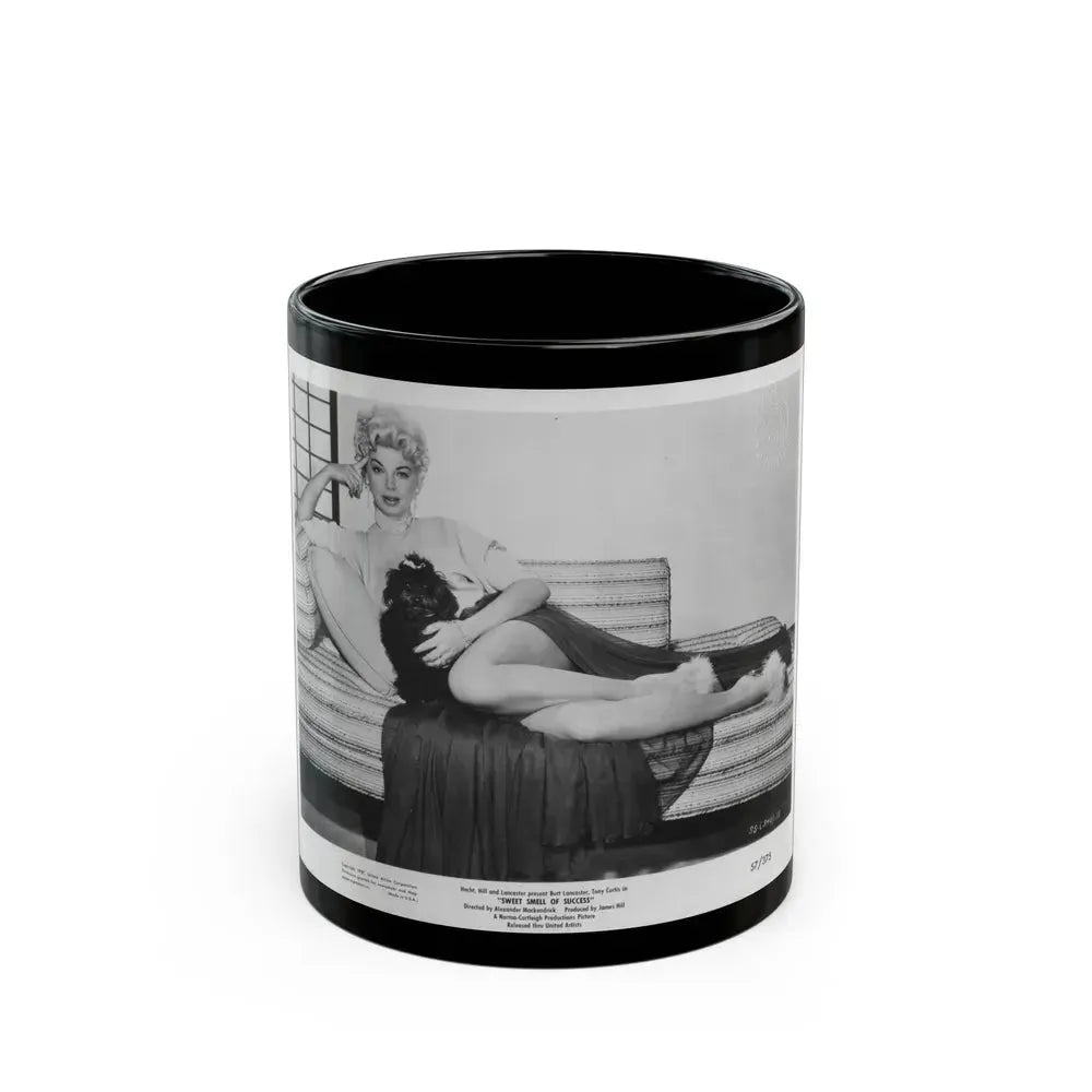 Barbara Nichols #442 (Vintage Female Icon) Black Coffee Mug 11oz - Go Mug Yourself