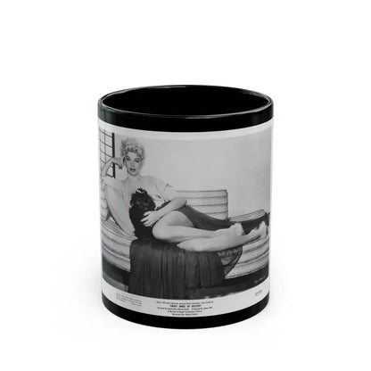 Barbara Nichols #442 (Vintage Female Icon) Black Coffee Mug 11oz - Go Mug Yourself