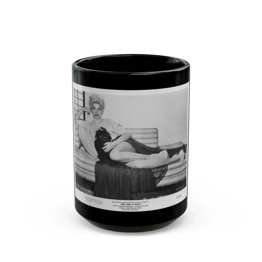 Barbara Nichols #442 (Vintage Female Icon) Black Coffee Mug 15oz - Go Mug Yourself