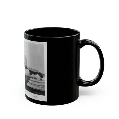 Barbara Nichols #442 (Vintage Female Icon) Black Coffee Mug - Go Mug Yourself