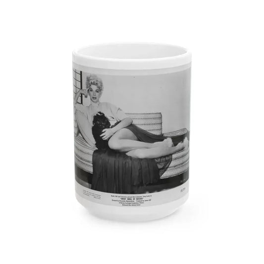Barbara Nichols #442 (Vintage Female Icon) White Coffee Mug 15oz - Go Mug Yourself