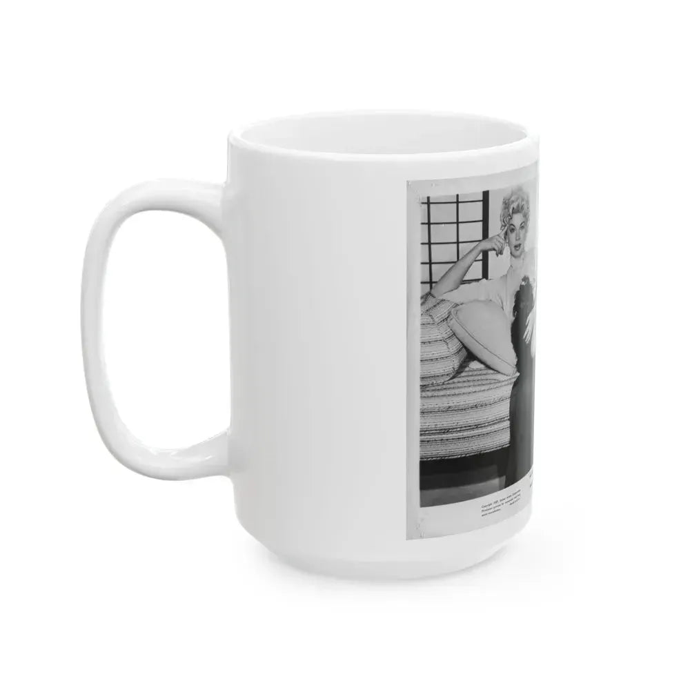 Barbara Nichols #442 (Vintage Female Icon) White Coffee Mug - Go Mug Yourself