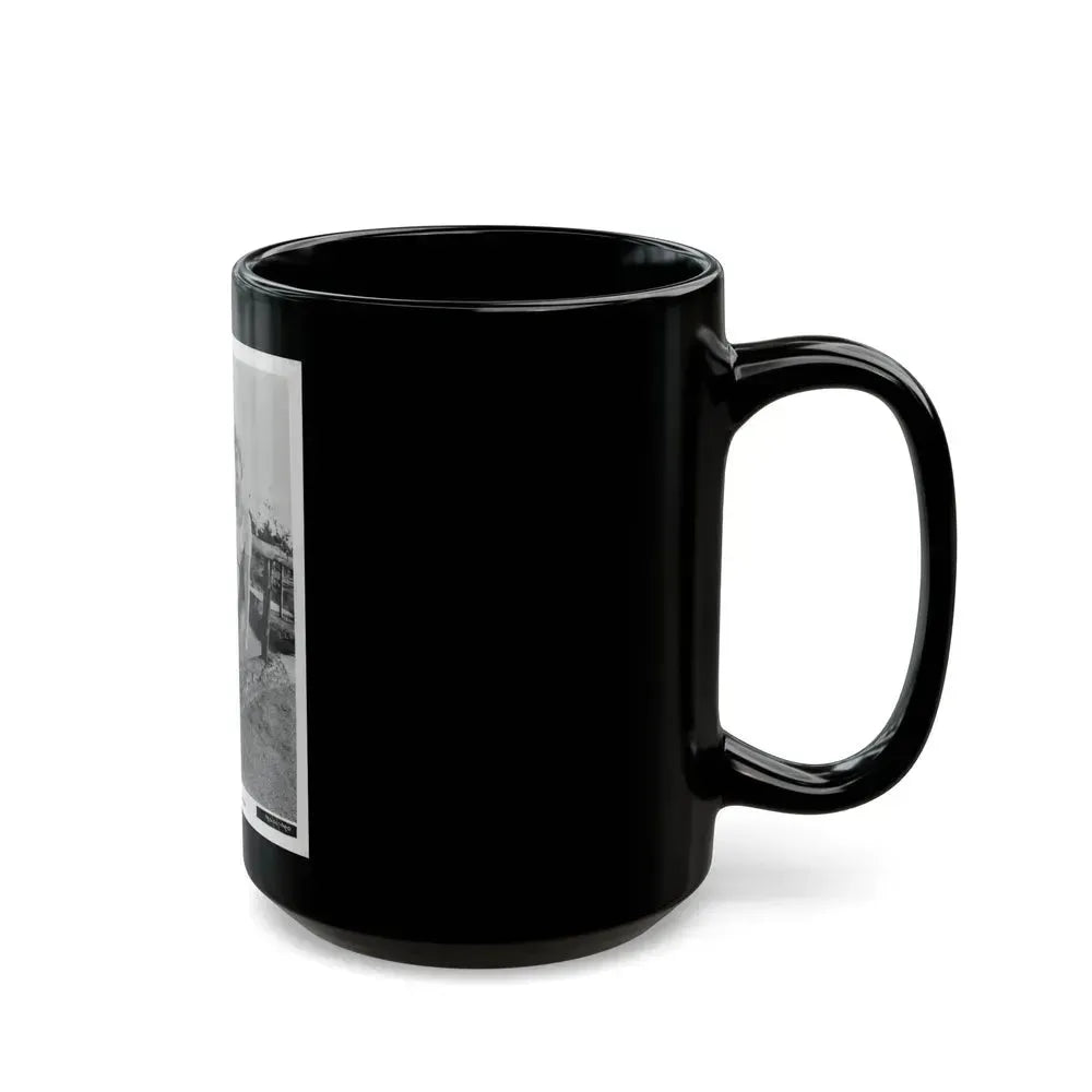 Barbara Nichols #443 (Vintage Female Icon) Black Coffee Mug - Go Mug Yourself