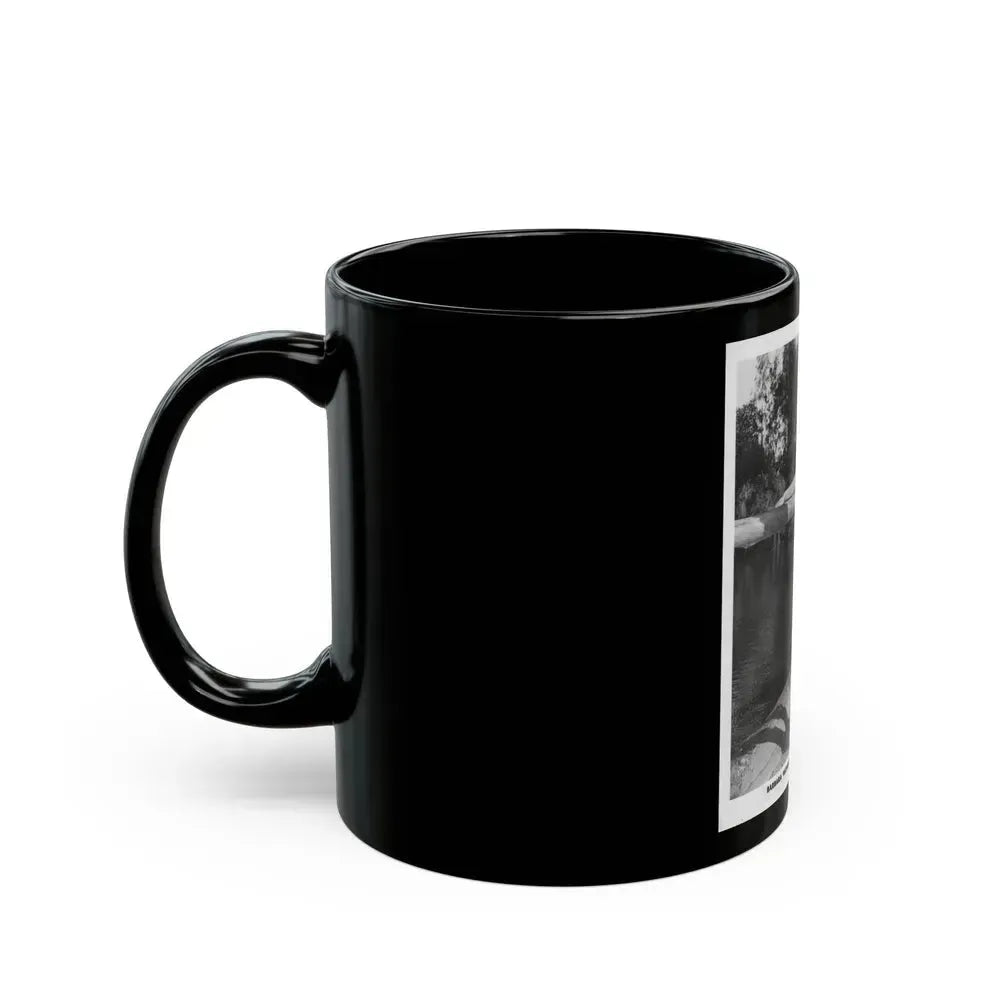 Barbara Nichols #443 (Vintage Female Icon) Black Coffee Mug - Go Mug Yourself