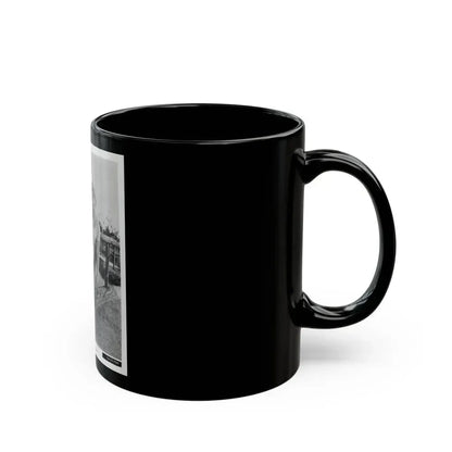 Barbara Nichols #443 (Vintage Female Icon) Black Coffee Mug - Go Mug Yourself