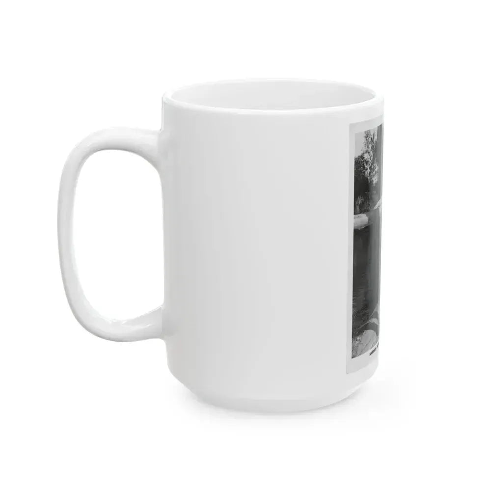 Barbara Nichols #443 (Vintage Female Icon) White Coffee Mug - Go Mug Yourself