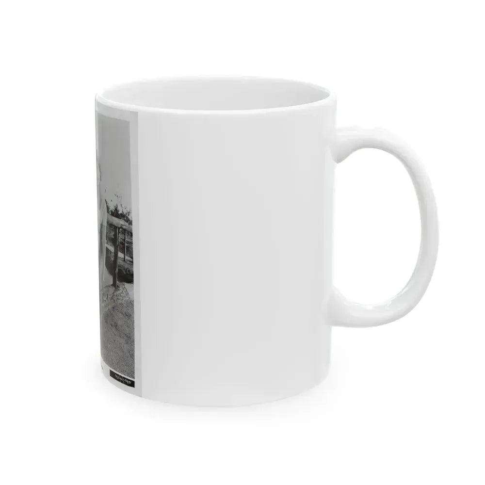 Barbara Nichols #443 (Vintage Female Icon) White Coffee Mug - Go Mug Yourself