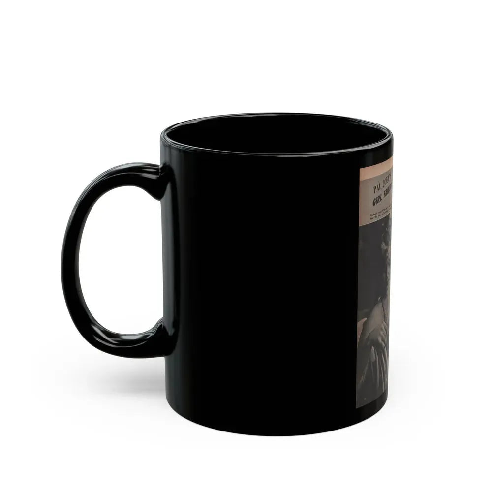 Barbara Nichols #452 - Page 3 of 4 with, 2 B&W Photos & Caption from Sir! Mag. Nov. '52 (Vintage Female Icon) Black Coffee Mug - Go Mug Yourself
