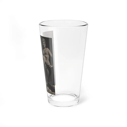 Barbara Nichols #452 - Page 3 of 4 with, 2 B&W Photos & Caption from Sir! Mag. Nov. '52 (Vintage Female Icon) Pint Glass 16oz - Go Mug Yourself
