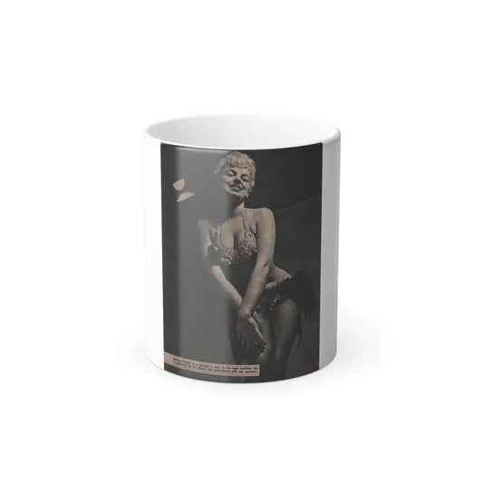 Barbara Nichols #453 - Page 4 of 4 with, 1 B&W Photo & Caption from Sir! Mag. Nov. '52 (Vintage Female Icon) Color Changing Mug 11oz 11oz - Go Mug Yourself
