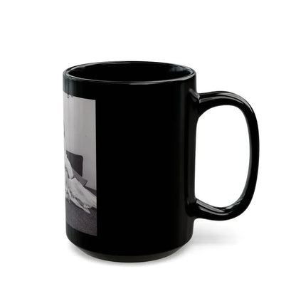 Barbara Nichols #461 (Vintage Female Icon) Black Coffee Mug - Go Mug Yourself
