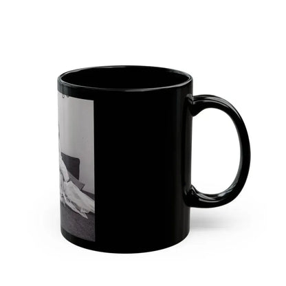 Barbara Nichols #461 (Vintage Female Icon) Black Coffee Mug - Go Mug Yourself