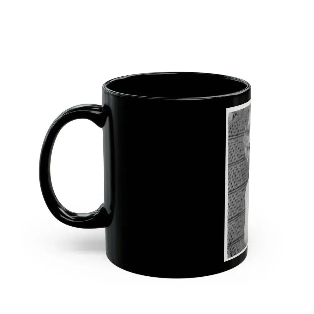 Barbara Nichols #462 (Vintage Female Icon) Black Coffee Mug - Go Mug Yourself